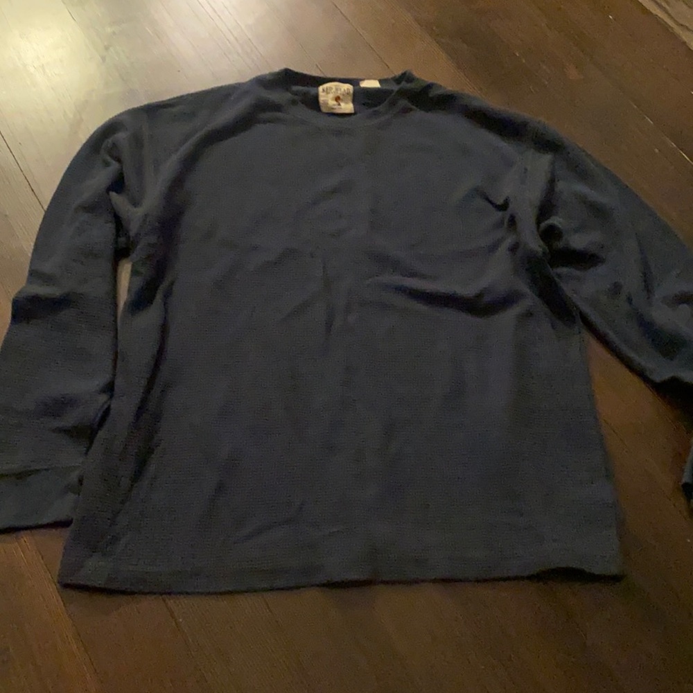 Red Head Dark Blue Sweater (L)